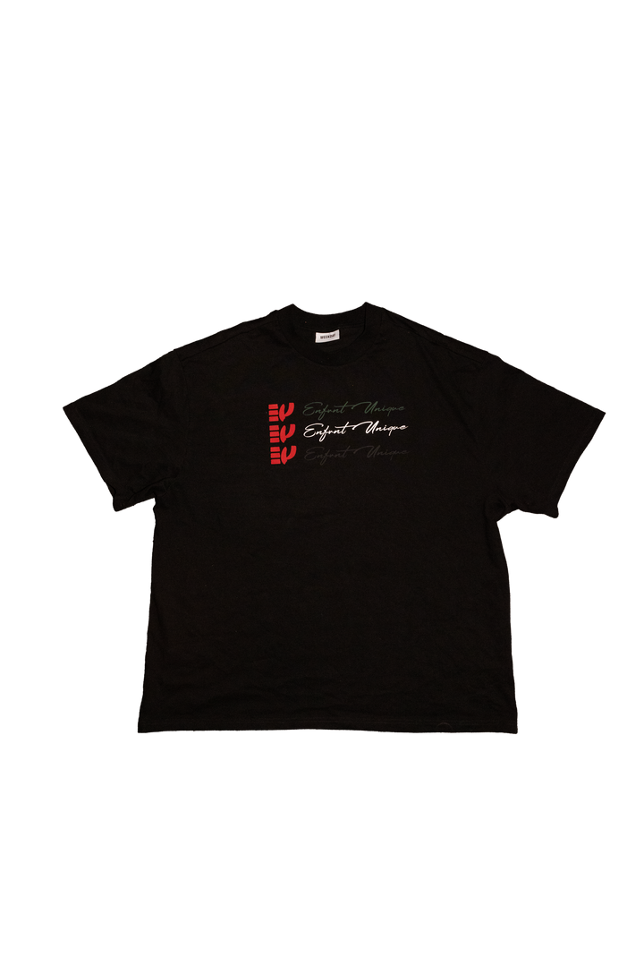 ENFVNT UNIQUE -  Black T-shirt