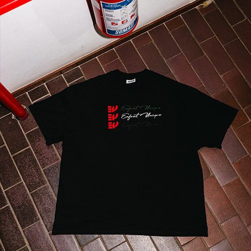 ENFVNT UNIQUE -  Black T-shirt